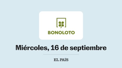 Bonoloto comprobar sorteo del miércoles 16 de septiembre de 2026