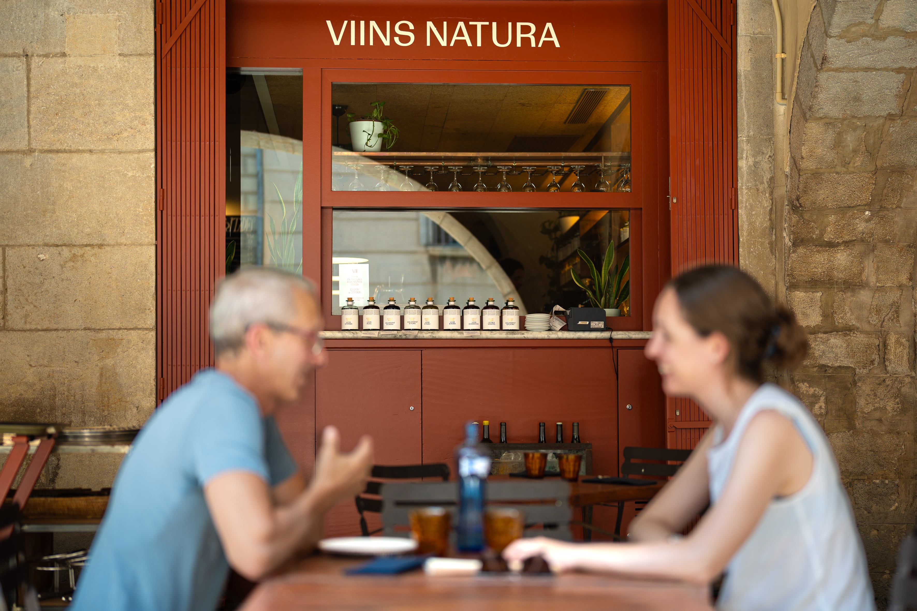 Fachada del Bar Vii, de los hermanos Roca, en Girona.