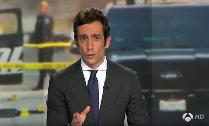 Álvaro Zancajo cuando estaba en Antena 3 .
