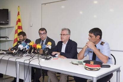 Rueda de prensa ofrecida sobre la muerte ayer de un senegal&eacute;s en Salou.