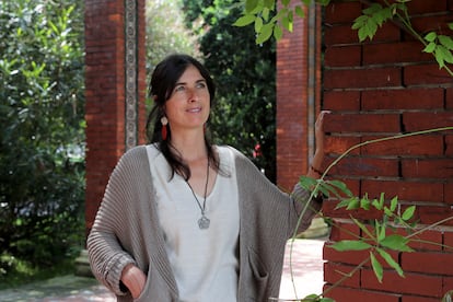 Maria Babiloni, en el parque Doña Casilda Iturrizar de Bilbao, el pasado mes de junio.