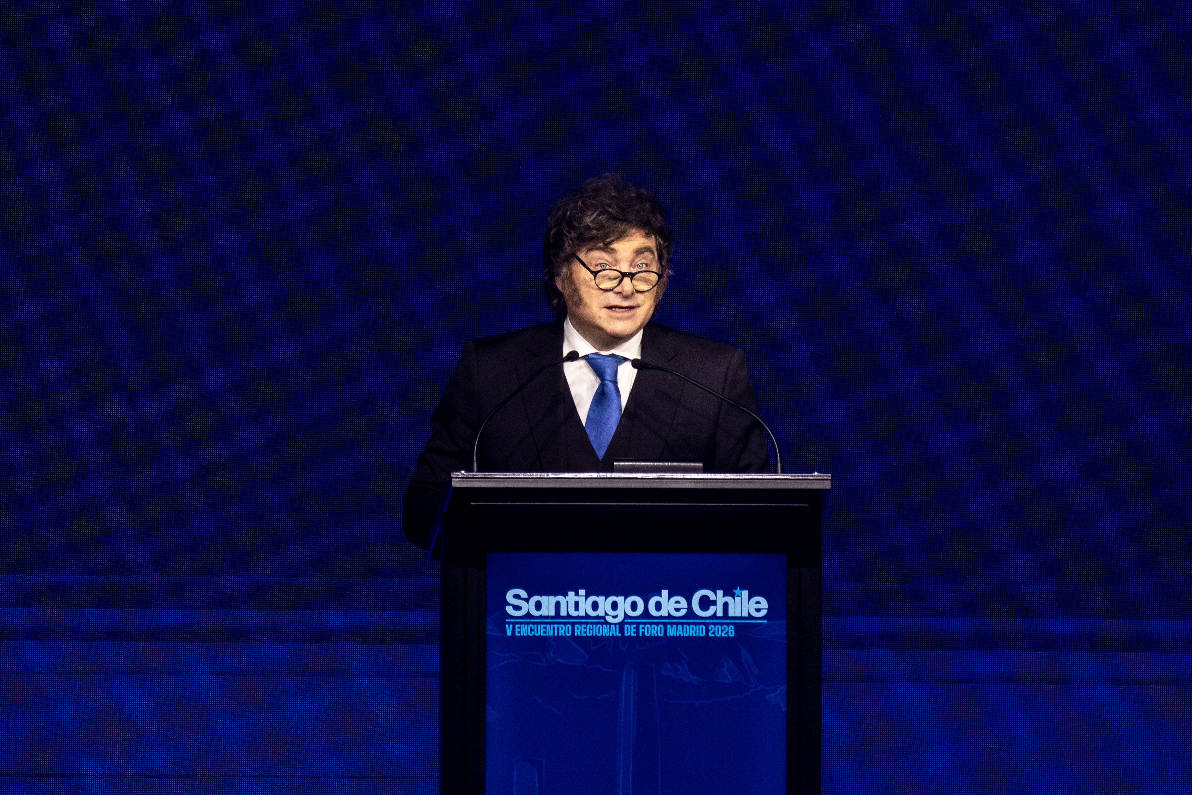 Discurso del presidente de Argentina, este jueves.