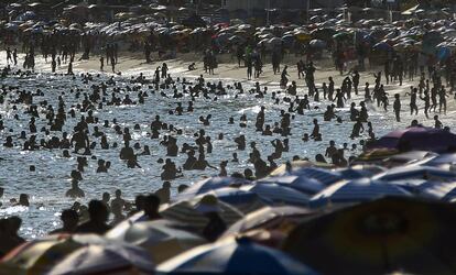 Praia do Leblon, no Rio de Janeiro.