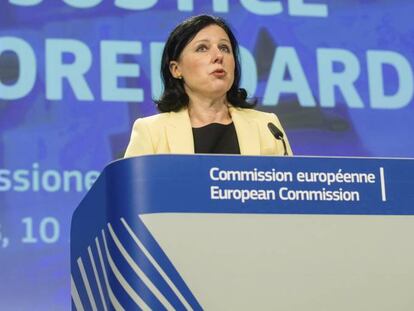 La comisaria europea de Justicia, Consumidores e Igualdad de G&eacute;nero, la checa Vera Jourova.
