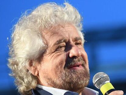 El líder del Movimiento Cinco Estrella, Beppe Grillo.