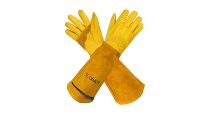 Guantes de jardinería de cuero en tres colores, más de 1.300 valoraciones