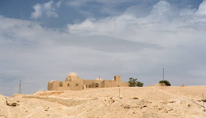 La casa Stoppela&euml;re, junto a la entrada del Valle de los Reyes (Luxor).