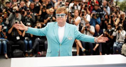 Elton John en el pasado Festival de Cannes.