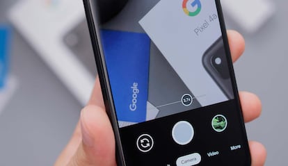 Aplicación para hacer fotos en un teléfono Android