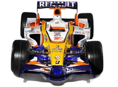 La nueva imagen del bólido de Renault que ha difundido la escudería francesa