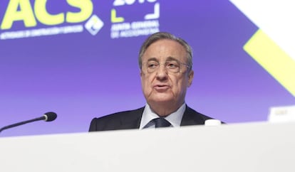 Florentino P&eacute;rez, presidente de ACS.