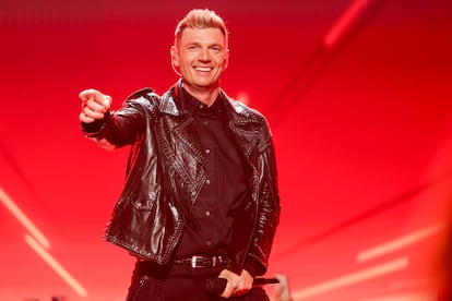 Nick Carter el 8 de mayo de 2025 en un concierto en Frisco, Texas.