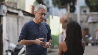 Jon Sistiaga, en el programa 'Tabú'.