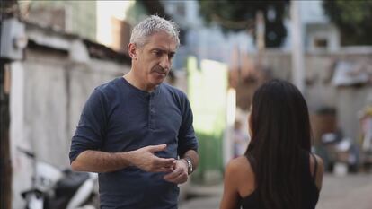 Jon Sistiaga, en el programa &#039;Tab&uacute;&#039;.