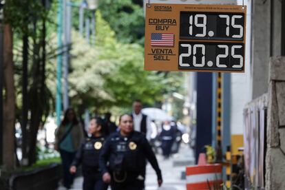 Una casa de cambio en Ciudad de México, el pasado marzo.