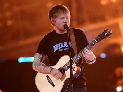 Ed Sheeran, en una actuaci&oacute;n reciente en Londres. 