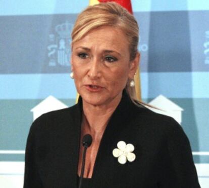 La delegada del Gobierno en Madrid, Cristina Cifuentes.