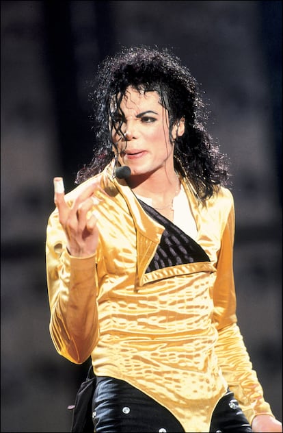 Michael Jackson in Rotterdam in 1992.