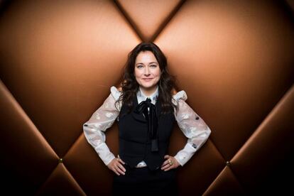 La actriz danesa Sidse Babett Knudsen, madrina del festival Canneseries.