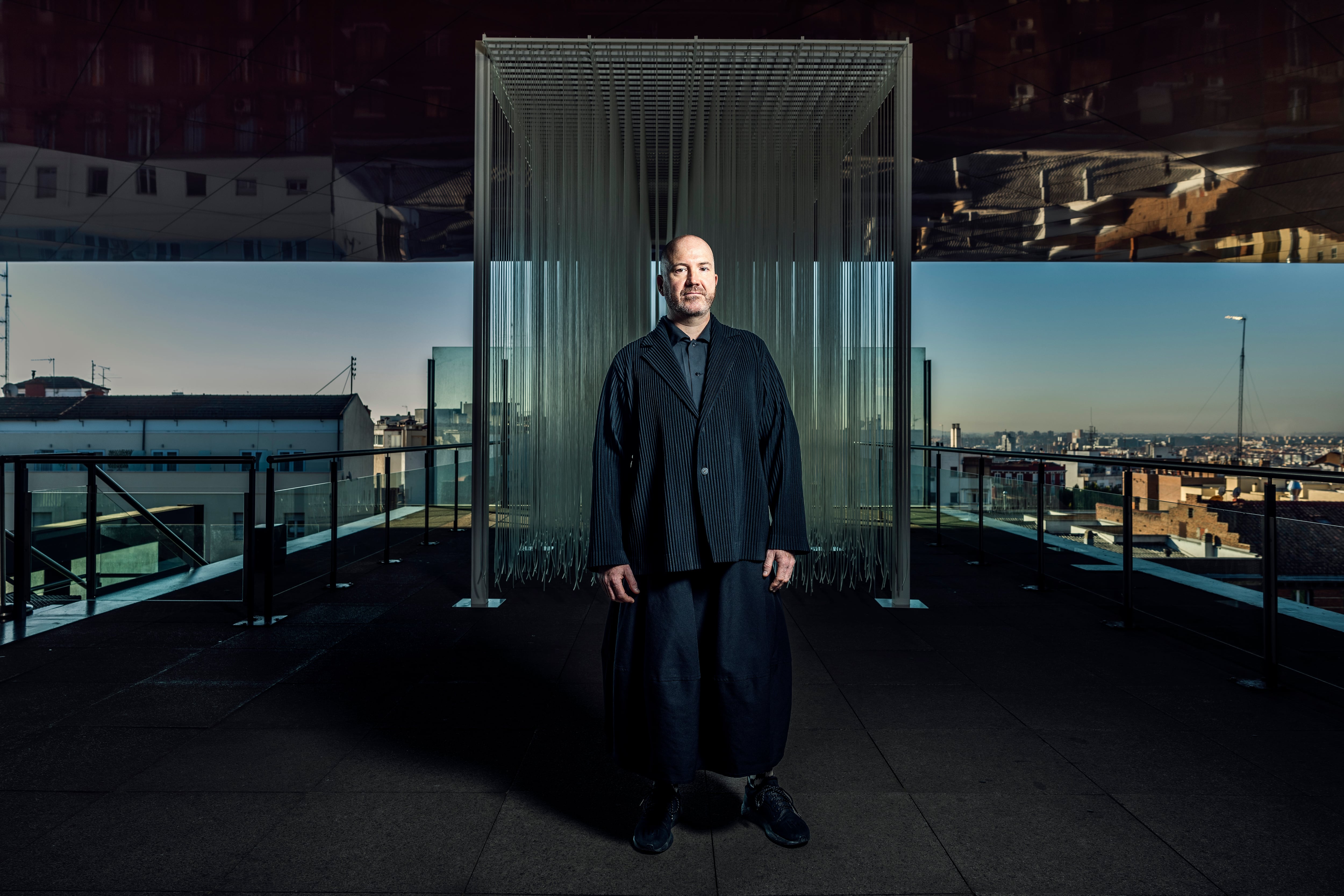 Manuel Segade, director del Museo Nacional Centro de Arte Reina Sofía, en la azotea del museo, en Madrid.