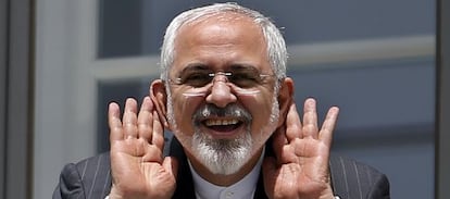 El ministro iraní Mohammad Javad Zarif, en Viena.