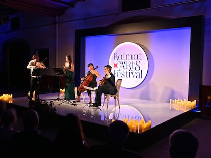 Actuación musical de la I edición del festival Raimat Arts Festival, en octubre de 2022.