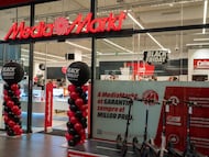Exterior de una tienda de MediaMarkt en España.