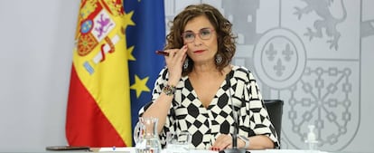 La ministra portavoz, María Jesús Montero.