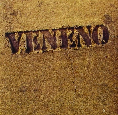 Portada del primer y único disco de Veneno (1977), producido por Ricardo Pachón.