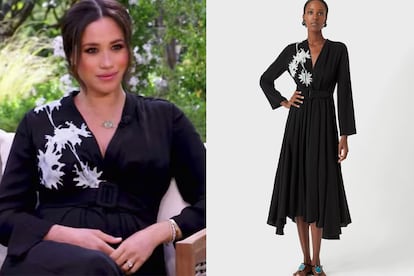 El vestido de Armani que luce Meghan Markle en la entrevista se ha agotado.