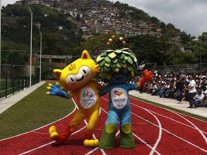 Mascotes dos Jogos Olímpicos do Rio de Janeiro 2016.