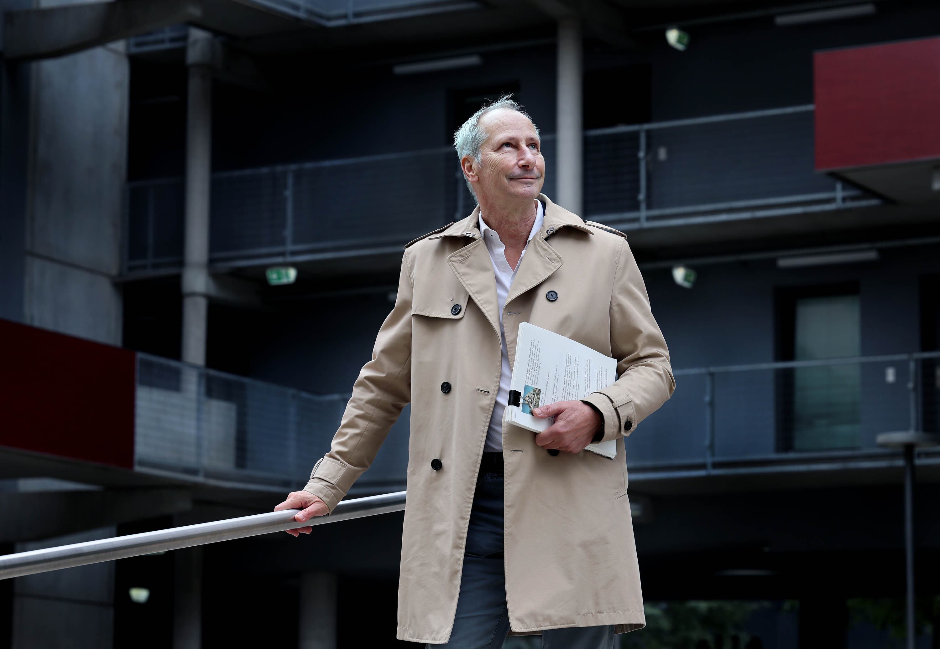 Christian Schantl, jefe de Relaciones Internacionales de la empresa de vivienda pública de Viena, en el barrio de Sonnwendviertel