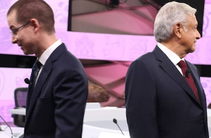 Ricardo Anaya y Andrés Manuel López Obrador.