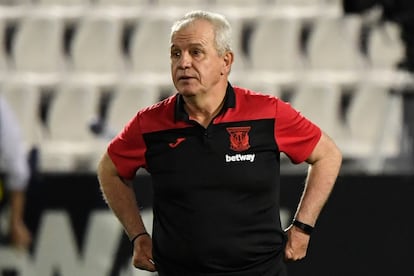 Javier Aguirre, durante el Leganés-Real Madrid.