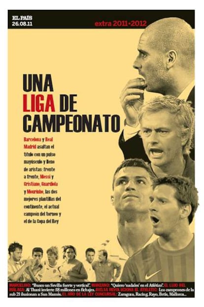 Portada del suplemento especial de la Liga de EL PAÍS.