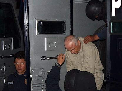 El empresario Jean Succar Kuri a su llegada a la cárcel municipal de Cancún (Quintana Roo), en marzo de 2010.