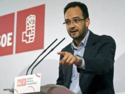 El secretario de Relaciones Institucionales del PSOE, Antonio Hernando. EFE/Archivo