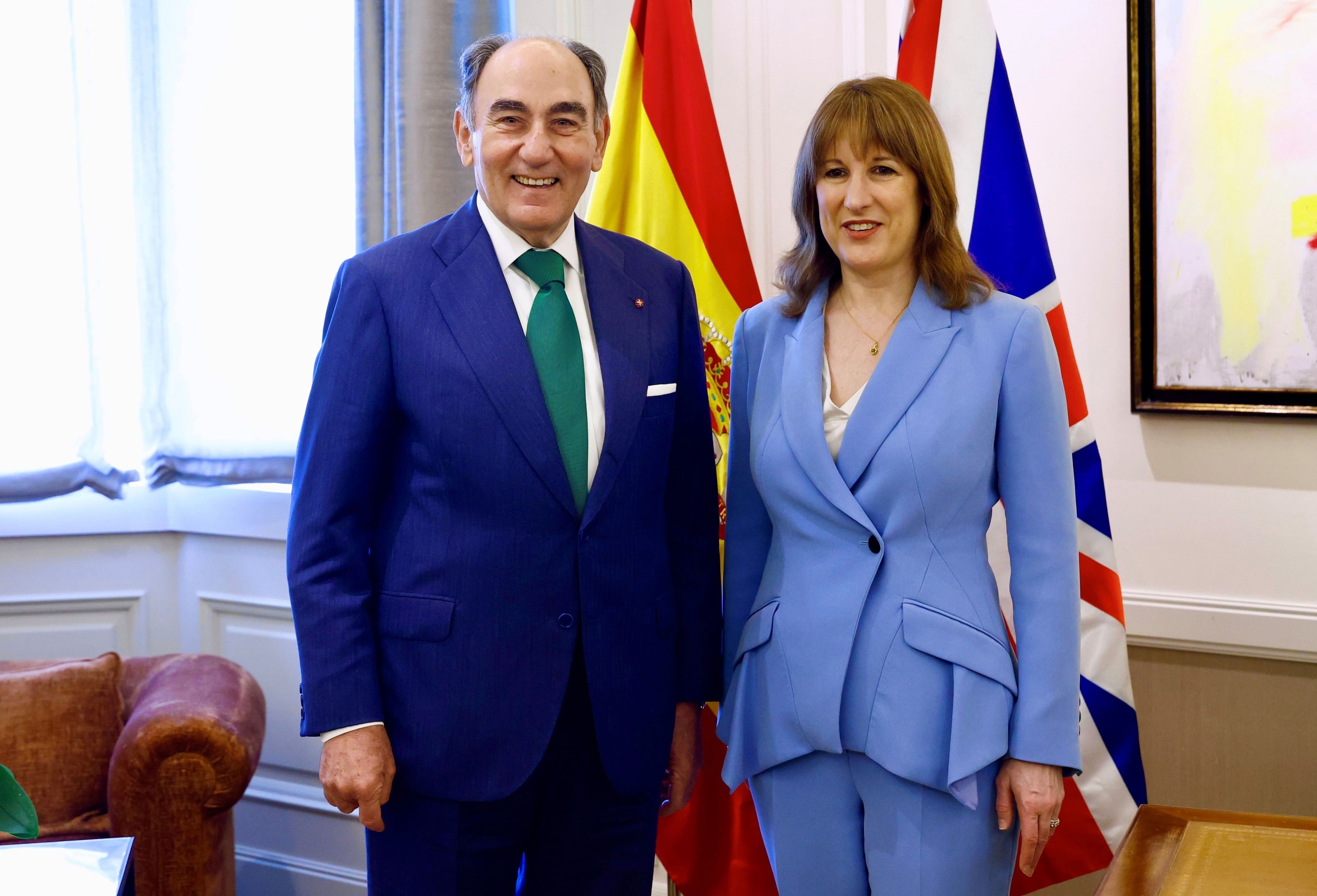 Galán detalla a la ministra británica de Economía el plan inversor de Iberdrola en el país por 20.000 millones