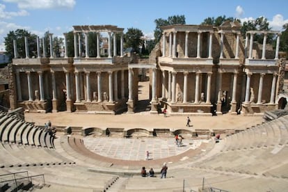 El teatro romano de M&eacute;rida