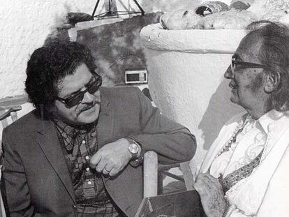 Marc Lacroix con Salvador Dalí.