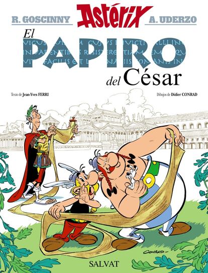 La portada de El papiro del César que se pone a la venta hoy jueves, 22 de octubre.