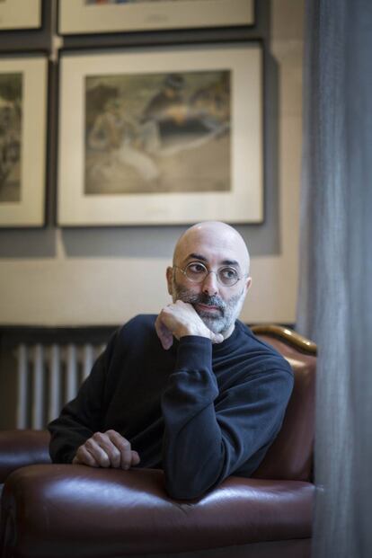 Eduardo Halfon, en Barcelona.