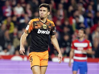 Gabriel Paulista, durante un partido con el Valencia.