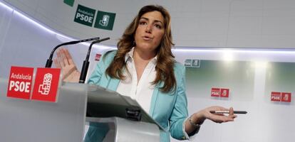 Rueda de prensa de este lunes de Susana Díaz.