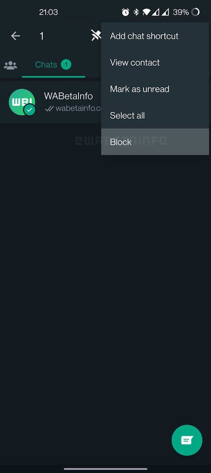 Nuevo bloqueo WhatsApp