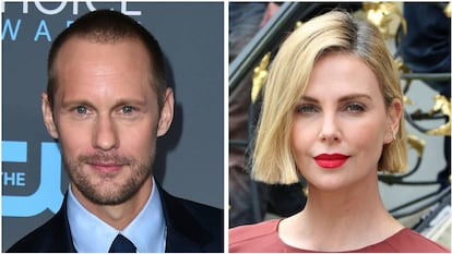 Charlize Theron y Alexander Skarsgard, en imágenes de 2018.