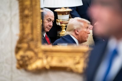 Trump y Netanyahu, durante un encuentro en la Casa Blanca, el pasado mes de abril.