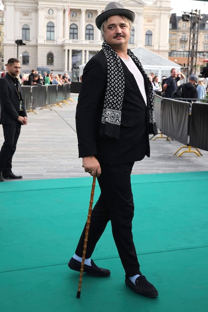 Pete Doherty en la alfombra verde del festival de cine de Zúrich, el 7 de octubre de 2023.