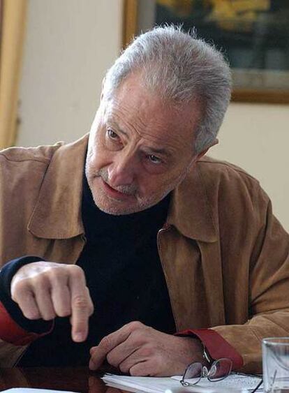 Adán Martín, presidente del Gobierno de Canarias, durante la entrevista.