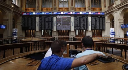 La bolsa de Madrid.